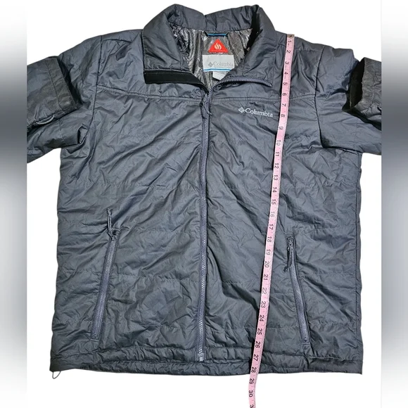 Columbia Mens Large Omni-Heat Interchange Jacket Gray Full Zip Winter Outdoor - Picture 6 of 8
